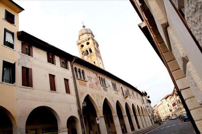 2 Guests Private Prosecco Road Tour All Inclusive from Conegliano - Conegliano Castle gives you the first view