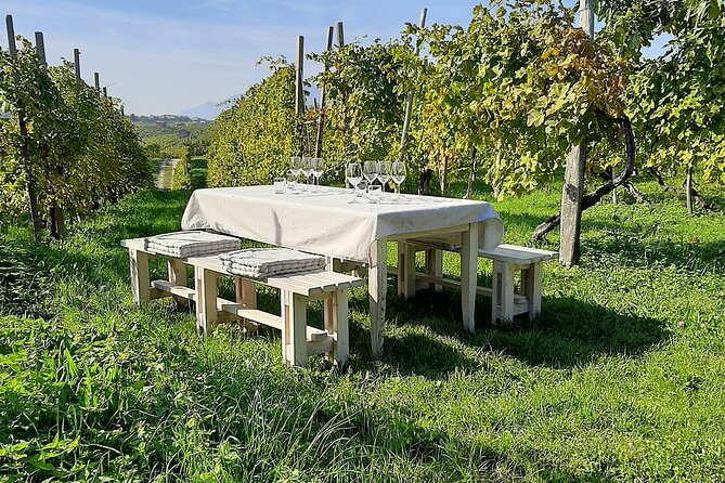 2 Guests Private Prosecco Road Tour All Inclusive from Conegliano - Valdobbiadene brings steeper hills and a second food stop