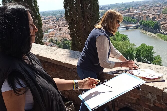 3 Hour Watercolor Private Experience in Verona - Painting Verona from Ponte Pietra