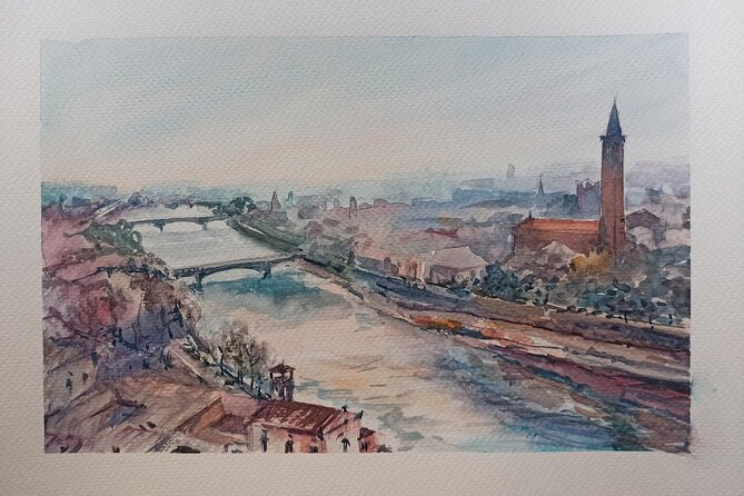 3 Hour Watercolor Private Experience in Verona - A private class instead of a group workshop