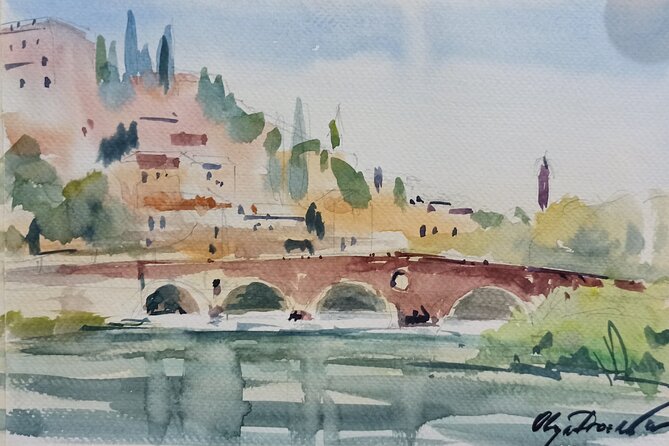 3 Hour Watercolor Private Experience in Verona - Three hours well spent in Verona