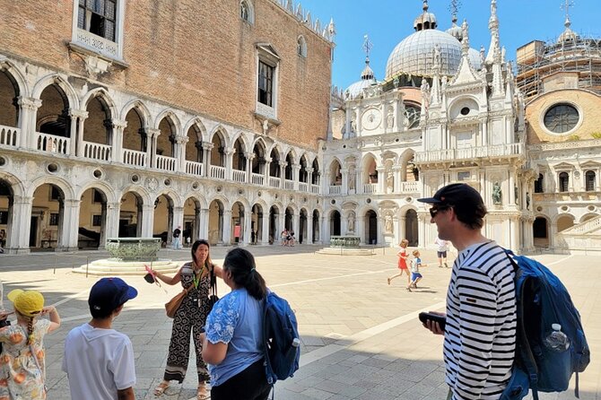 Best Of Venice: Saint Mark's Basilica, Doges Palace with Guide and Gondola Ride - St. Mark’s Square beyond the basilica