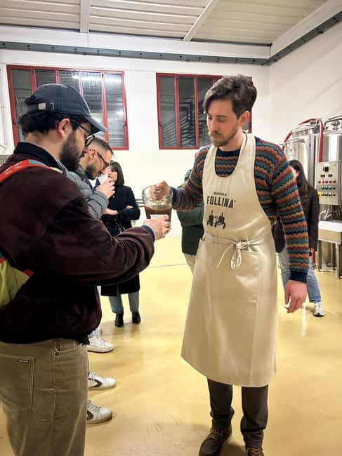 Birra Follina, Brewery tour and tasting of 3 ITA beers - A taste of Primo Malto beer distillate