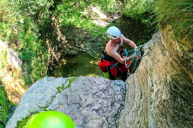 Canyoning in the Dolomites (Lake Santa Croce, Val Maggiore) - Cascata Di Cornolade and the final canyon mood