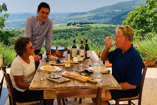 Champagne Experience at a Boutique Winery - Arriving in the Valpolicella hills from Verona