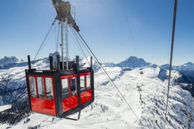 Dolomites of Cortina Winter Hiking & Sledding Experience
