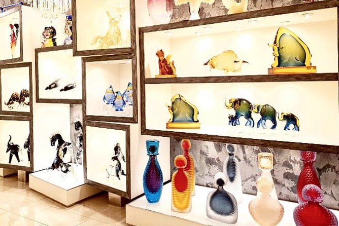 Glass Blowing Live Demo, Showroom visit and Artistic Glass gift! - From the Factory Floor to the Showroom