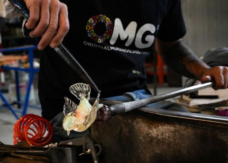 Glass Blowing Show Visit Murano Glass Factory & Showroom OMG - A 15-minute visit, not a full-day tour