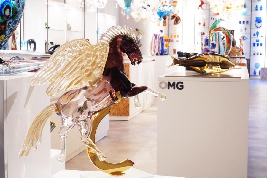 Glass Blowing Show Visit Murano Glass Factory & Showroom OMG - Finding Original Murano Glass OMG