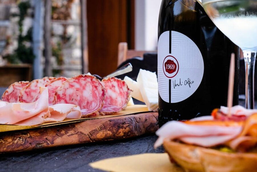 Guided Prosecco Tasting & Easy E-Bike Ride - Returning to the underground cellar
