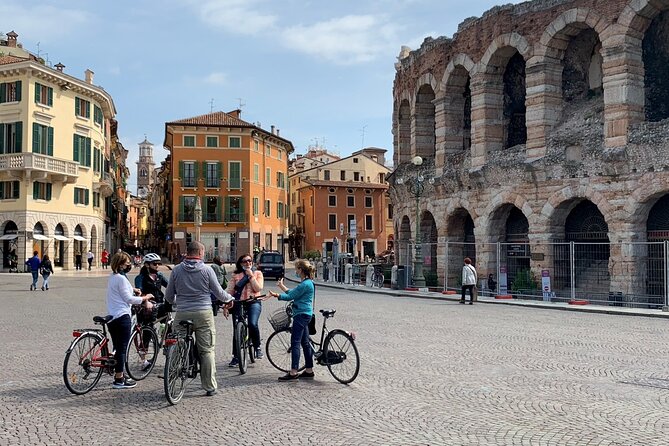 Highlights and hidden gems Verona Bike Tour - Crossing Ponte Pietra to Castel San Pietro