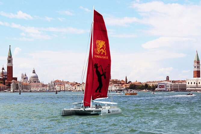 Lagoon Light Lunch Tour at 12:00 in Venice - Turning near Hilton Stucky and crossing toward San Giorgio Maggiore