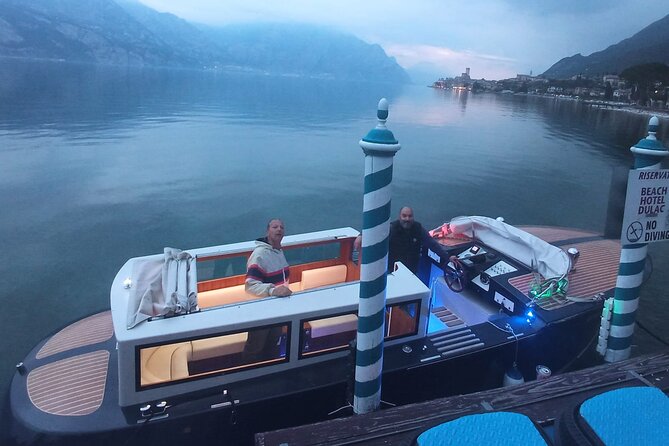 Lake Garda Tour aboard a Venetian Taxiboat - A private view of Lake Garda from Malcesine