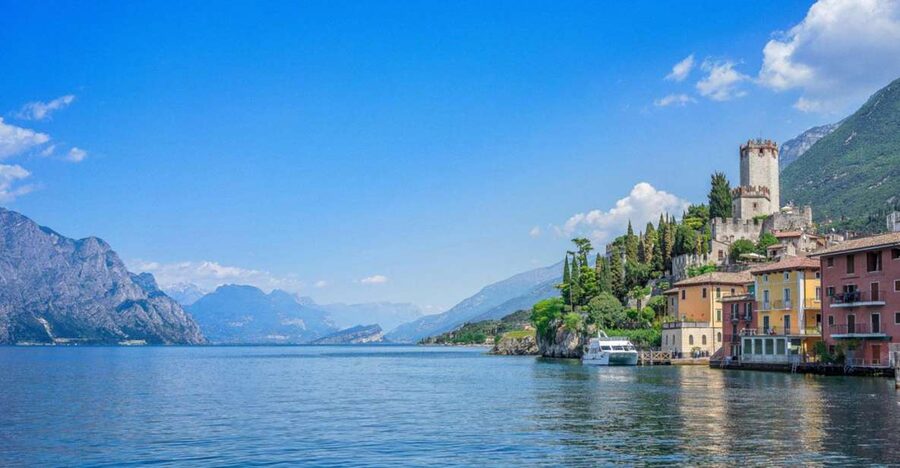 Lugana Wine Tour With Private Panoramic Boat on Lake Garda - Sirmione, a narrow town reaching into Lake Garda