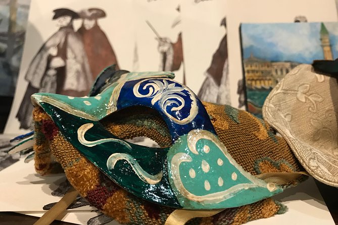 Mask Workshop - Paint Your Own Venetian Mask in Venice, Italy - Choosing your mask at Campo San Tomà