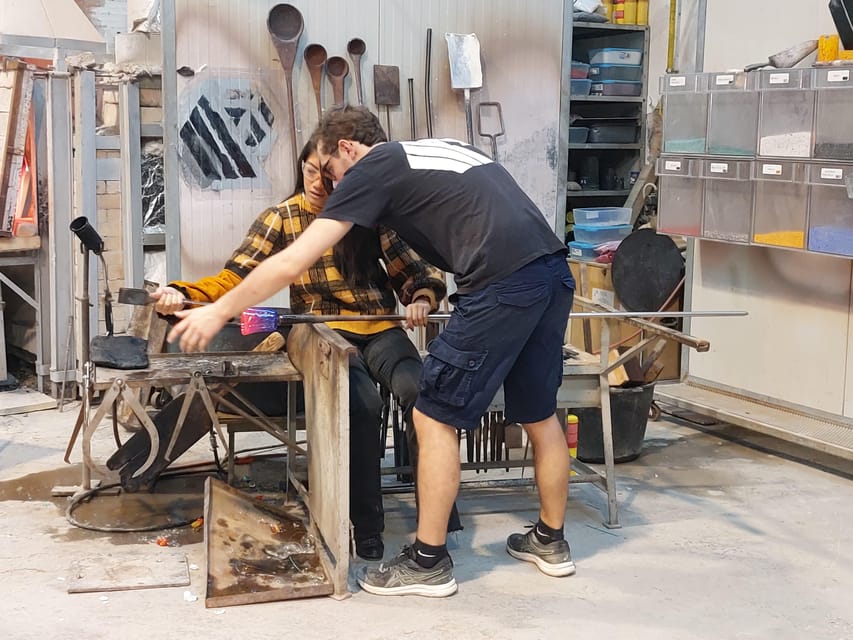 Murano: In Depth Glass Factory Guided Tour - The coldshop: where the surface gets its finish