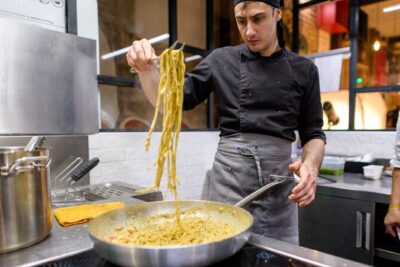 Pasta and Tiramisu Cooking Class with Wine in Venice