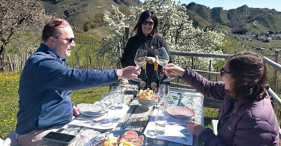 Prosecco Wine Tour. Full Day - 2 Wineries. From Venice - The second family winery and its open views