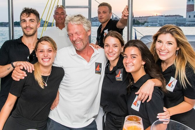 Sunset Jazz Catamaran Cruise with Aperitivo and Live Saxophone - Sant’Elena and the Biennale Gardens on the way back