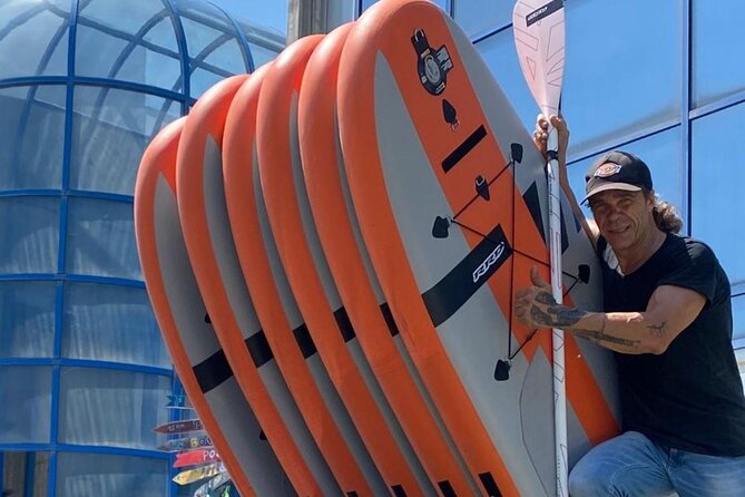 Sup experience with a ride to Peschiera del Garda Lake Garda - Seeing Peschiera from the canals