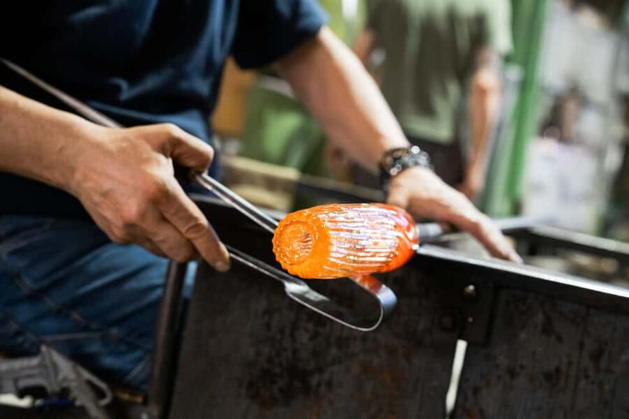 travel through time in Murano with a historic Venetian boat - What the Glassblowing Demonstration Adds