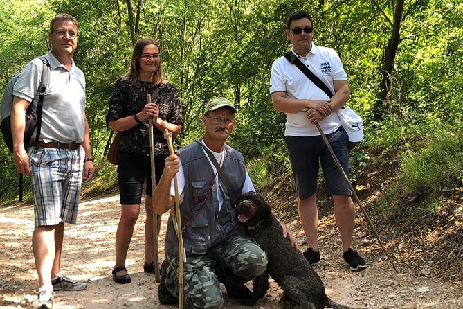 Truffle Hunting with Wine Tasting - Truffle pasta, cheese, salami, and chutney
