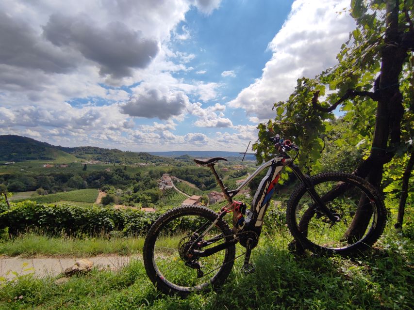 Valdobbiadene: Guided E-Bike Tour in Prosecco Hills - The viewpoint and final 45-minute ride