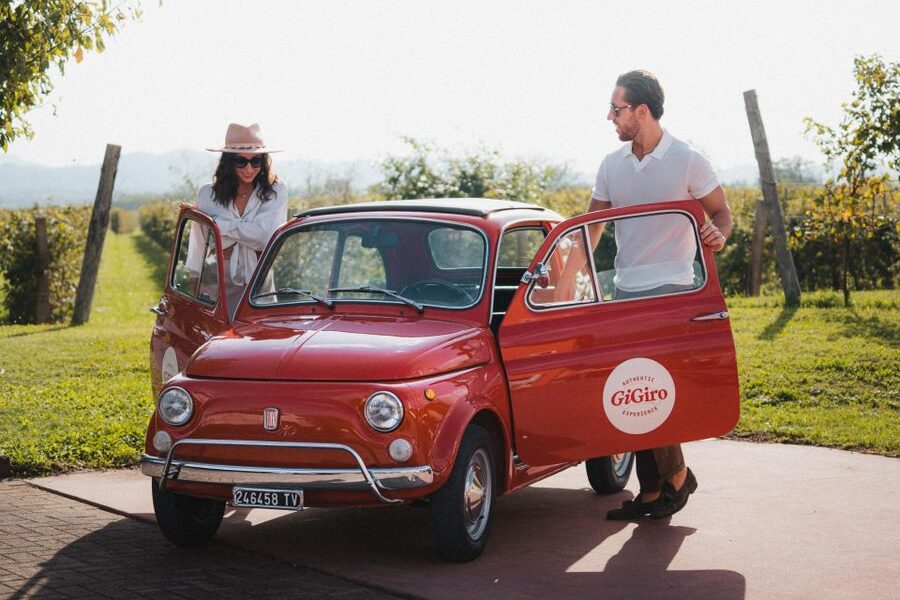 Valdobbiadene: Prosecco hills with the vintage 500 - Following the RoadBook through the Prosecco Hills