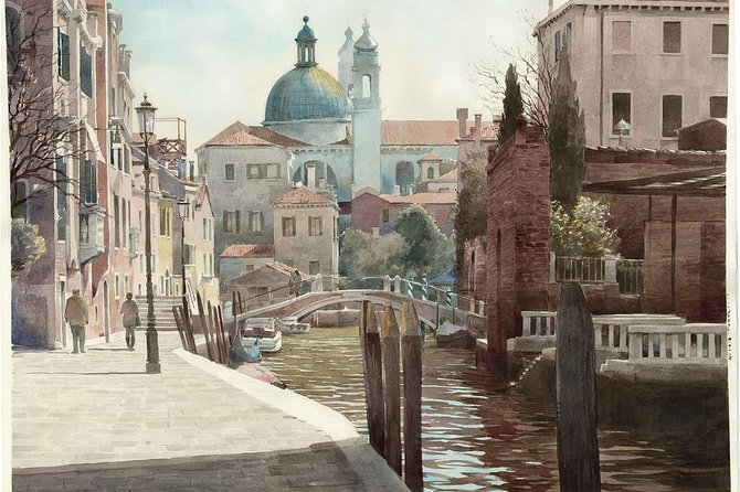 Venetian Watercolors Painting Workshop at the Historic Art Circle - What happens during the 90-minute lesson