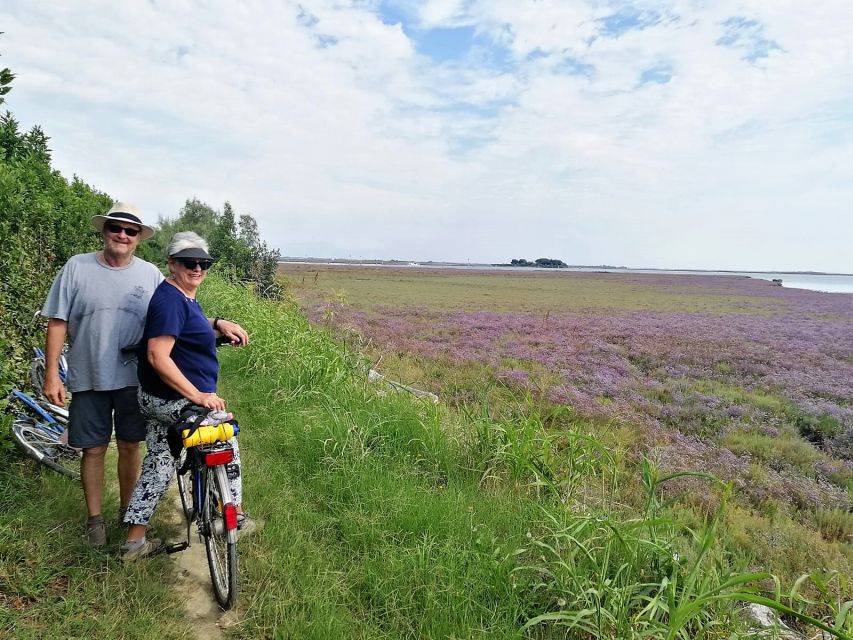 Venice: Bike Tour Honey & artichockes on Sant’Erasmo Island - Reaching the northern end for views of Burano