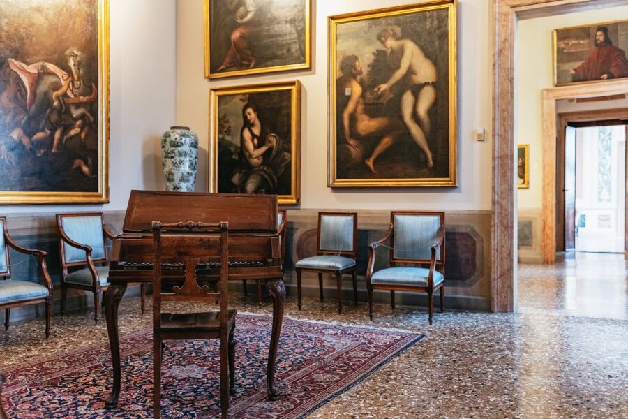 Venice: Fondazione Querini Stampalia Entry Tickets - The courtyard, café, and bookshop