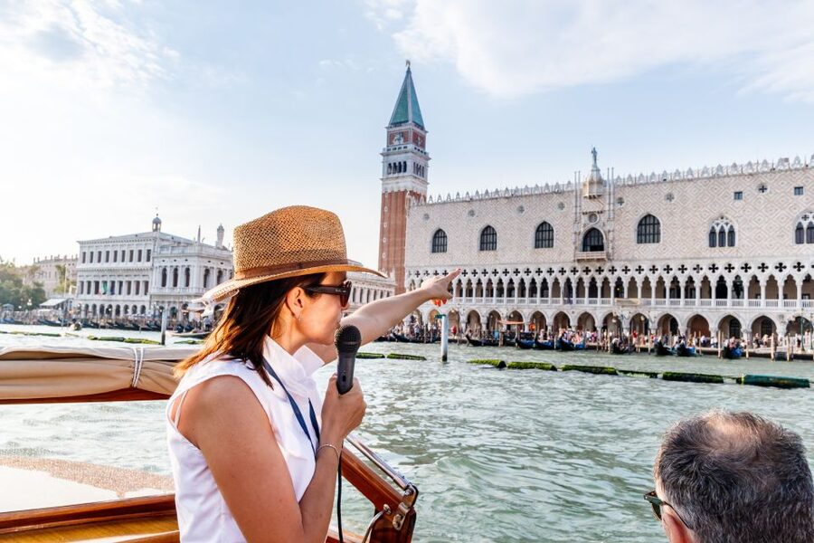 Venice: Grand Canal Private Boat Trip - Boarding the Small Boat