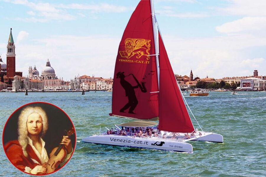 Venice: Lagoon Catamaran Tour with Classical Music & Drinks - Your included drink and the onboard bar