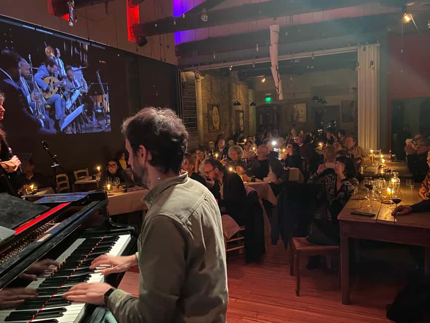 Venice: Live Concert with Dinner or Aperitif at LL JAZZ Club - Choosing dinner or the reinforced aperitif