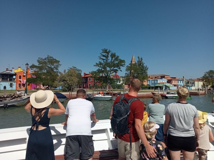 Venice: Murano, Burano, Torcello, and Glass Factory Tour - The boat ride and multilingual commentary