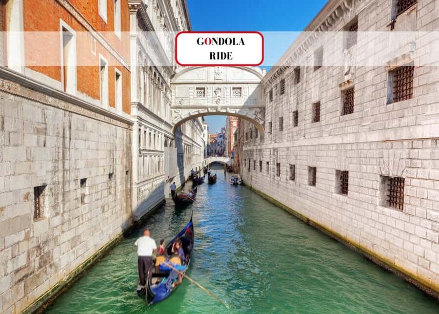 Venice: Shared Gondola Through breathtaking Bridge of Sighs - Under the Bridge of Sighs