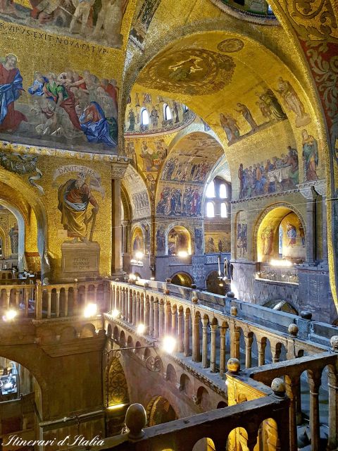 Venice: St. Mark's Basilica Skip-the-Line Entry & Audioguide - Reading the golden mosaics with an audioguide