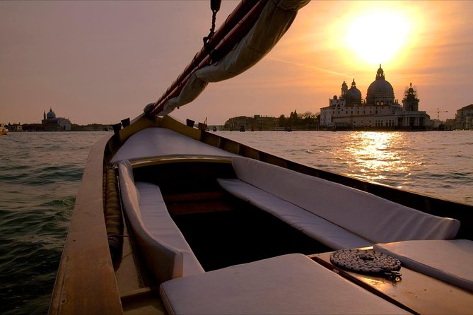 Venice Sunset Cruise by Typical Venetian Boat with Prosecco - Crossing St. Mark’s Basin