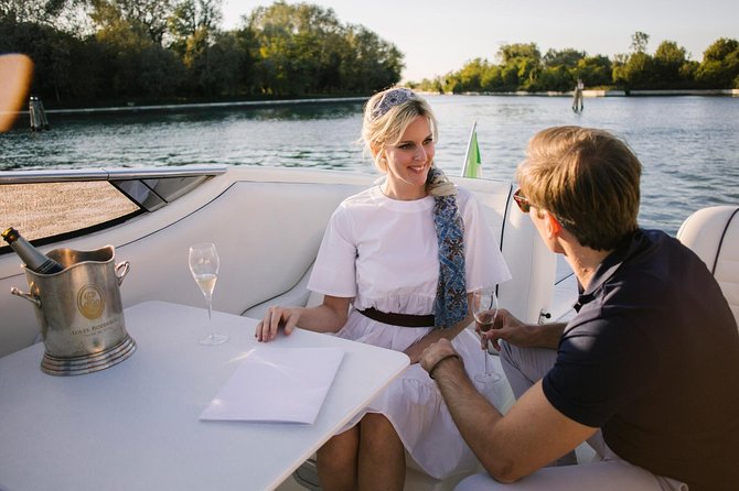Venice: Sunset Lagoon Experience - Small islands and the approach to Poveglia