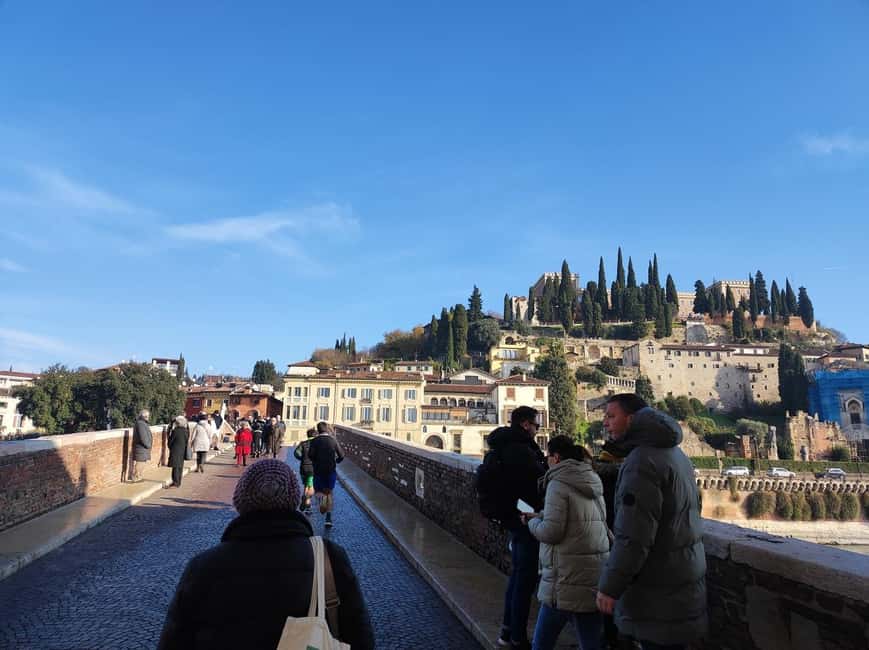 Verona: Small Group Guided Walking Tour with Arena Tickets - The five-minute cable car to Saint Peter’s Hill