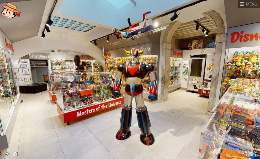 VIRTUAL MUSEUM: Creature di Gomma - Venice Vintage Toys - The interactive features: 3D figures and detailed photos