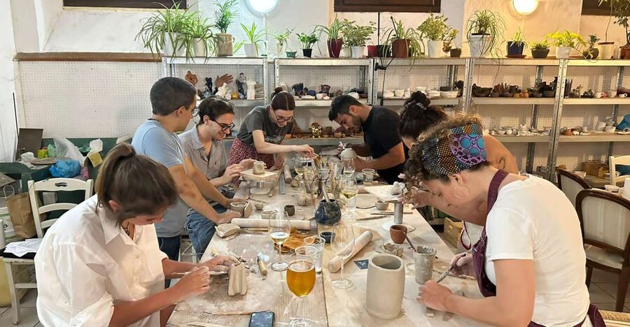 Wine and Pottery Workshop at Smart Lab Verona - Why this pottery workshop fits Verona so well
