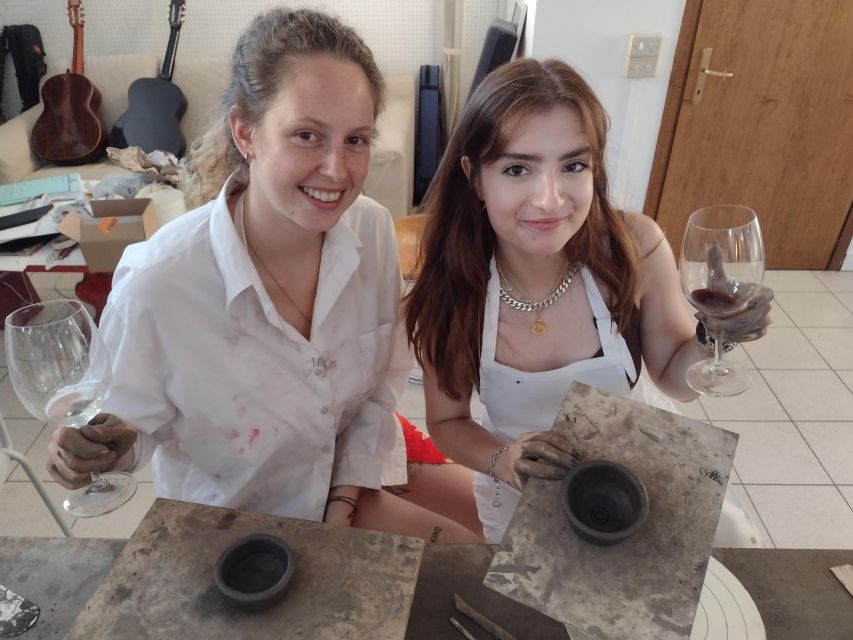 Wine and Pottery Workshop at Smart Lab Verona - Arriving at Smart Lab with two hours to create